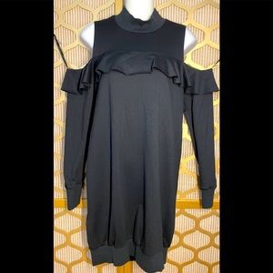 Bcbg generation Black mock neck dress